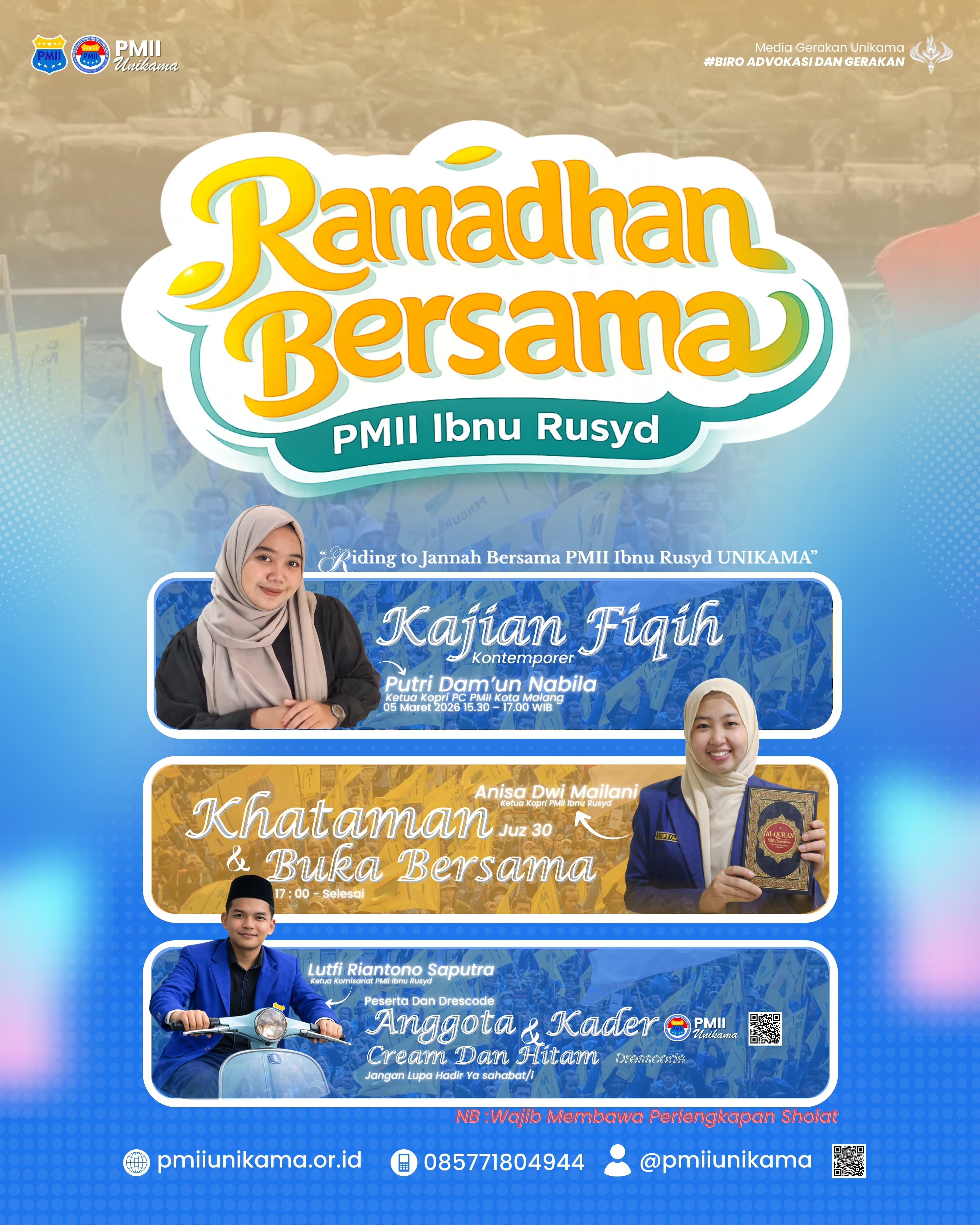 Ramadhan Bersama PMII Ibnu Rusyd