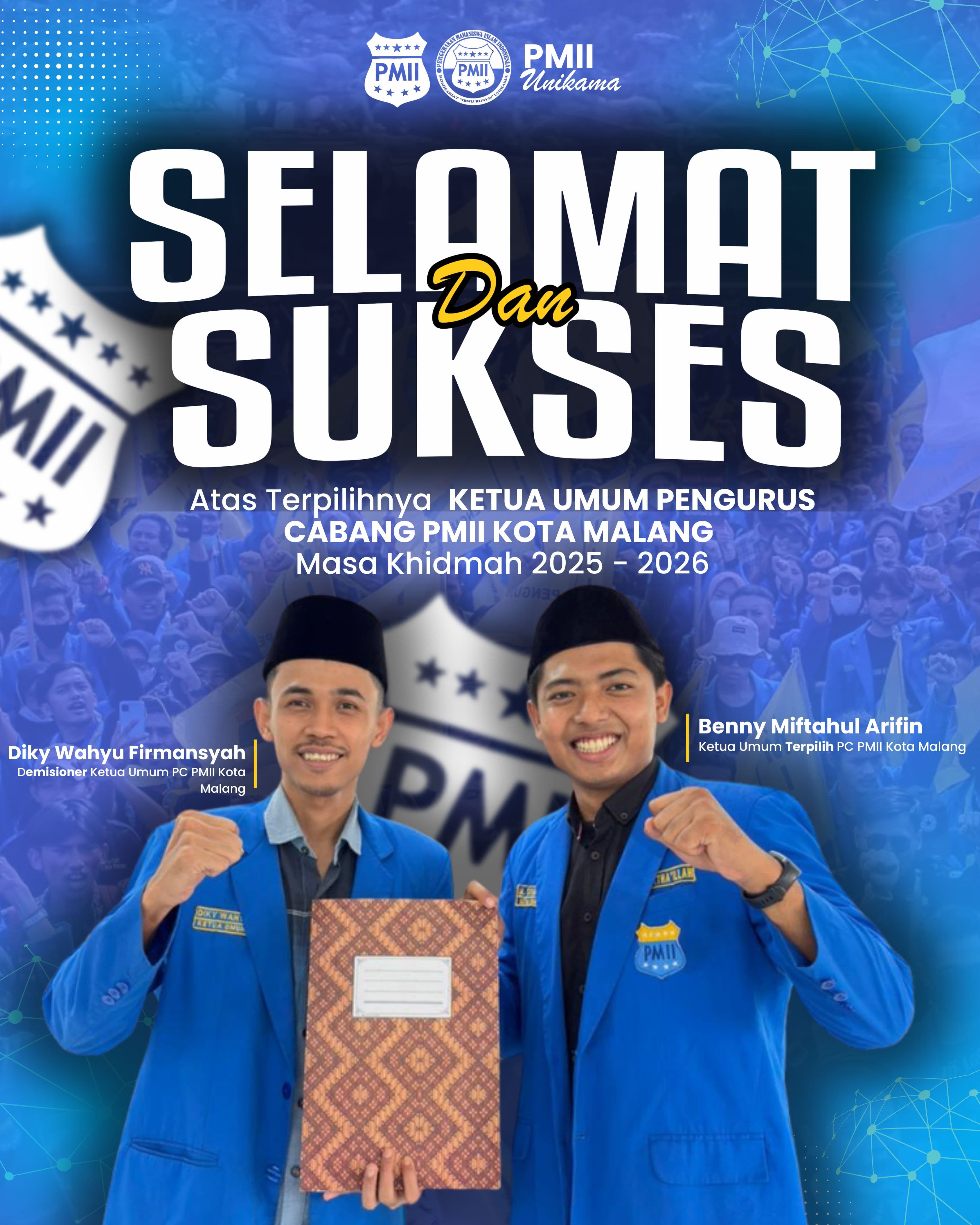 Terpilihnya Ketua Cabang PMII Kota Malang