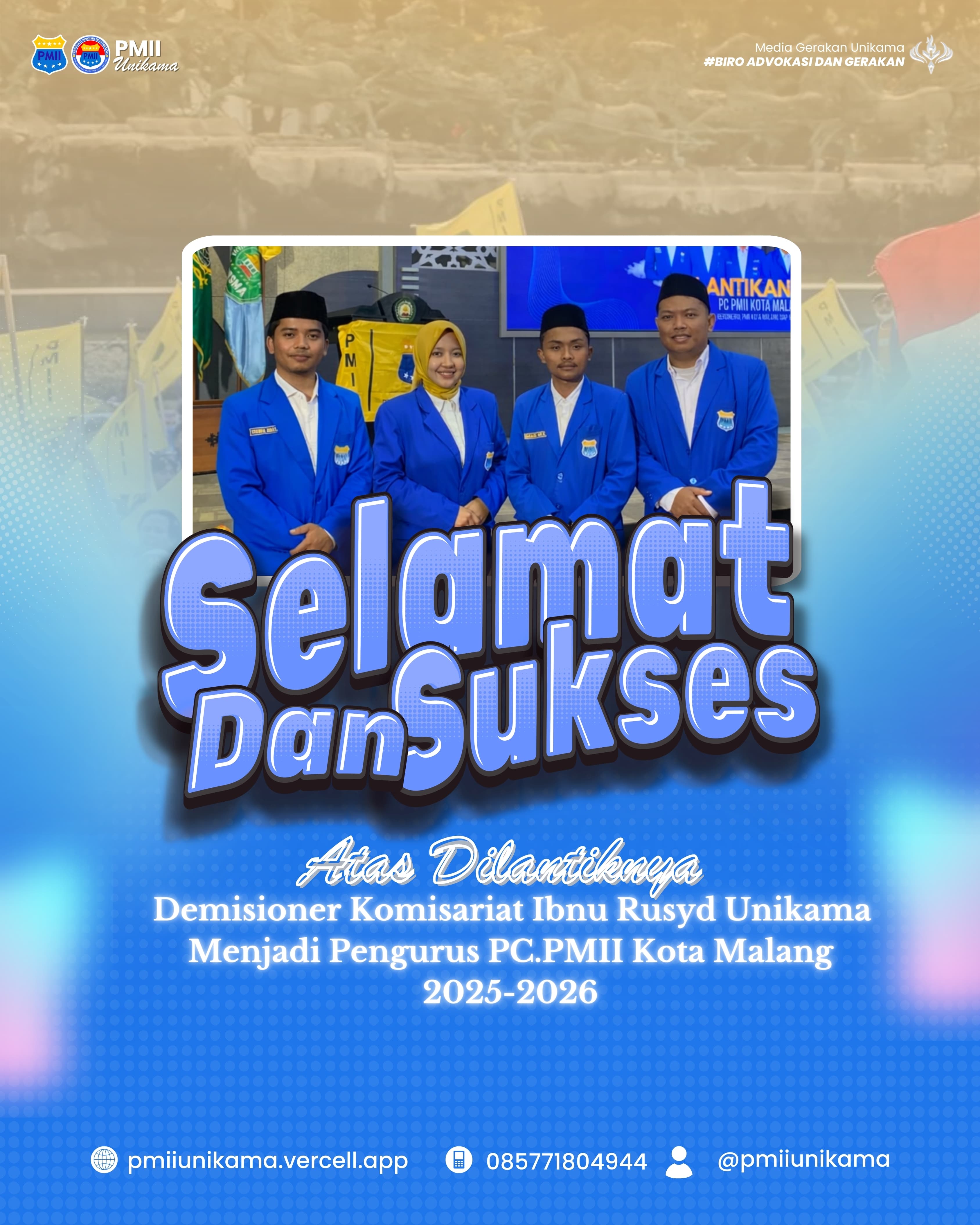 Pelantkan PC PMII Kota Malang